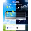 Solar Fence Lights Outdoor 12 Pack, IP65 Waterproof Fence Lights