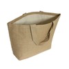 Natural Jute Burlap Tote Bag Hessian Rustic Beach Bags with