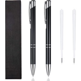 Yuentoen Air Release Pen Weeding Vinyl Tool, Stainless Steel Point Retractable Pin Pen,Craft Vinyl Weeding Tools with 2 Pen Refills for Squeegee Out Bubble Inclusions & Air
