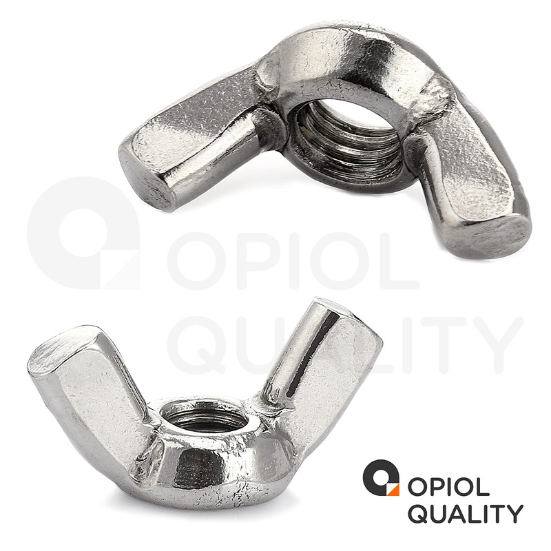 OPIOL QUALITY® Wing Nuts Similar to DIN 315 M4 A2