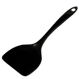 Chef Craft Basic Melamine Jumbo Turner/Spatula, 11.75 inch, Black