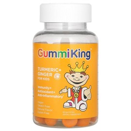 Gummy King Children's Turmeric + Ginger Mango Flavored Gummies 60 pieces, GUM00144, 1 piece, 60 servings / 거미킹 어린이용 강황 + 생강 망고 맛 구미젤리 60개, GUM00144, 1개, 60회분