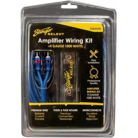 STINGER SELECT SSK4-ANL / 4 GA COMPLETE AMPLIFIER WIRING KIT -  4 AWG AMP KIT