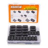 HUAREW Black Clip-on Ferrite Ring Core Ferrite Choke RFI EMI