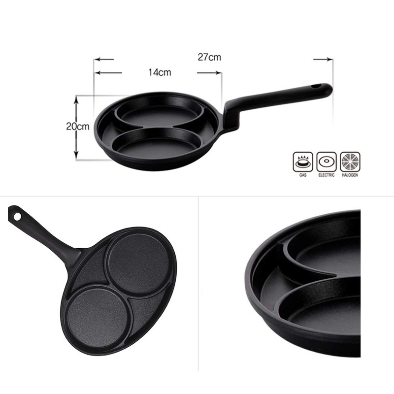 Kitchen Flower 2 Space Non-Stick Coated Egg Pan