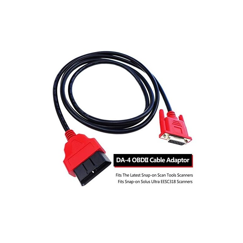 DA-4 OBDII Cable Adaptor for Snap-on Solus Ultra EESC318 Scanner