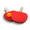 D B DIVERSIONESBAGO Juego De 2 Raquetas De Ping Pong