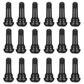100pcs TR413 Tire Air Valve, Tubeless Valve, Cap, Tire Valve, Tubeless, Tire Rubber Valve, Suitable for Cars and Motorcycles