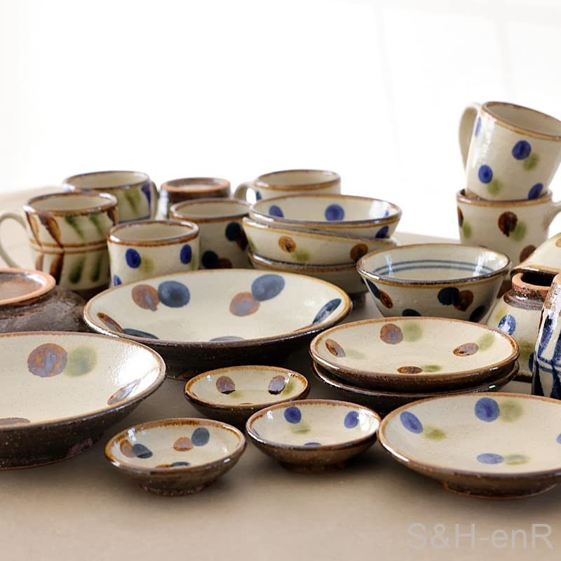 Yachimun 7 Inch Plate, Dotted Candy x Augusuya | Stylish