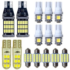 AmeCanJapan E52 E52 El Grand Highway Star Explosive Light T10 LED Room Lamp License Plate Back Lamp Small Reading Light Nissan Car Supplies Parts Compatible with Vehicle Inspection