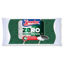 Spontex - Sponge Zero Surfaces Dirty Surfaces - 3 Super Effective Sponges - 4 Times Longer Lasting Without Scratching