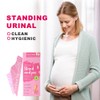 Geoyien Urinella for Women, Disposable Urinal Funnel Female Urinal, Pink,
