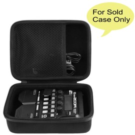 co2CREA Hard Carrying Case replacement for Zoom FOUR Bass Guitar Multi-Effects Processor Pedal (Zoom G1 B1 A1 FOUR Bass Guitar Case, Black Case)