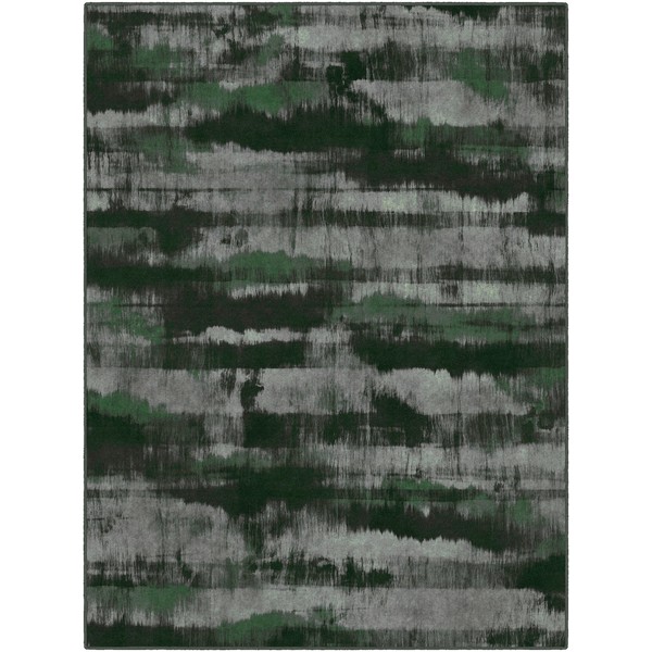 Brumlow Mills Contemporary Abstract Home Indoor Area Rug with Modern Colorful Print Pattern, Perfect for Kitchen Rug, Living, Dining, Doorway or Bedroom Décor, 5' x 8', Green