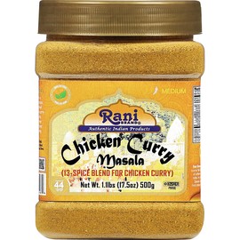 Rani Chicken Curry Masala Indian 13-Spice Blend 17.5oz (1.1lbs) 500g PET Jar ~ All Natural | Vegan | No Colors | Gluten Friendly | NON-GMO | Kosher | Indian Origin