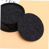 iplusmile 10PCS Dark Grey Felt Mats Nonslip Insulation Coasters for