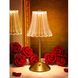 Vintage Lamp,2000mAh Rechargeable Lamps Cordless Lamp,3 Colors+10 Brightness Small Battery Operated Lamps for Bedroom