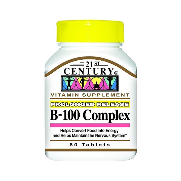 21st Century Vitamin B-100 Complex 60 Count (6 Pack)