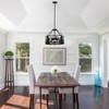Monaxon Rustic Farmhouse Chandelier with Bear and Deer Design, 4-Light
