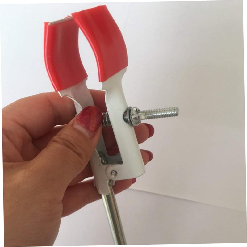 Ipetboom 3pcs Laboratory Flask Clamp Round Bottom Clips for Titration