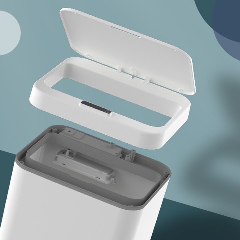 Automatic Trash Can Touchless Quiet Large Capacity Motion Sensor Waste