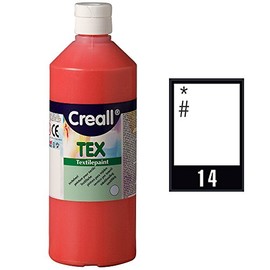 Creall Havo24014 500 ml 14 White Havo Textile Paint Bottle