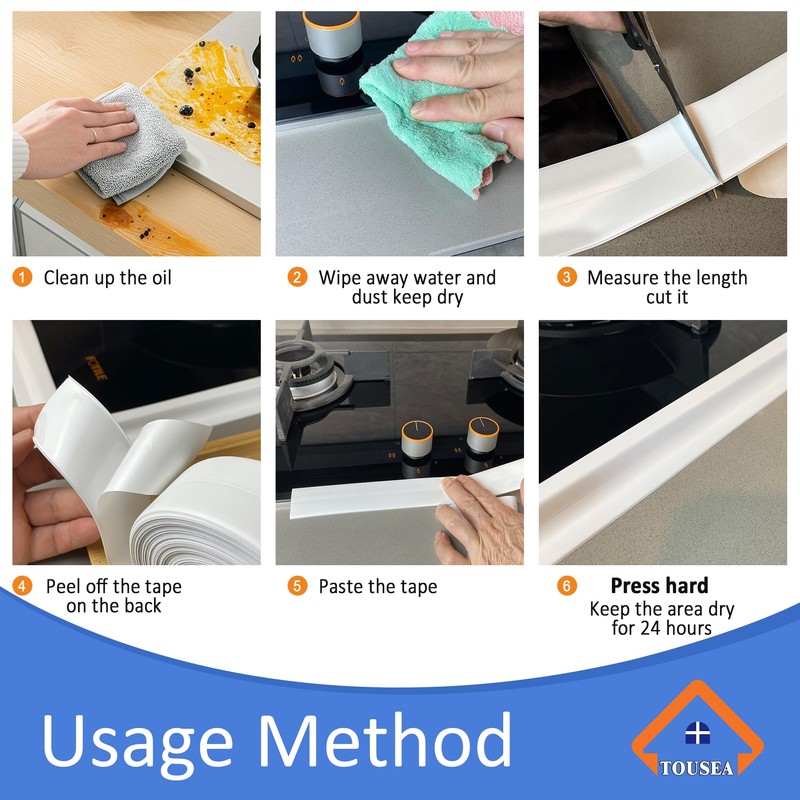 White Caulk Tape Waterproof Self Adhesive - Premium Quality Caulking