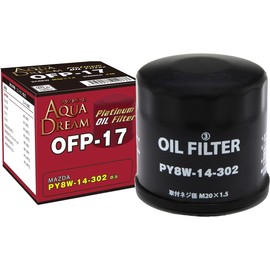 Aqua Dream AD-OFP-17 Automotive Oil Filter Platinum, For Mazda PY8W-14-302