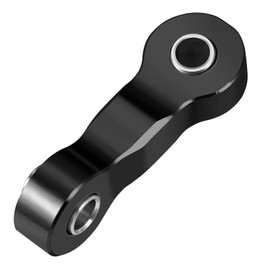 BRKRC Aluminum RC Steering Drag Link for Arrma 1/18 4WD Granite GROM MEGA 380 Brushed 4X4 Monster Truck ARA2102 Upgrade (Black)