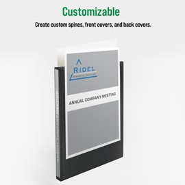 Office Essentials Economy View 3 Ring Binders, 0.5" Round Rings, 0.7" Spine, 100-Sheet Capacity, White Binders, Ideal for Occasional Use and Light Referencing (4-Pack of 03124)