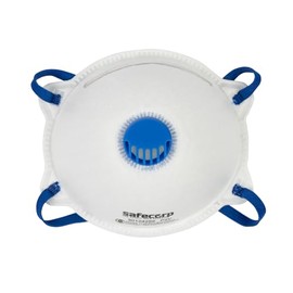 P2 DISPOSABLE RESPIRATOR MASK WITH VALVE 10PK