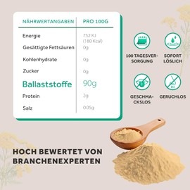 Organic Acacia Fibre Powder – 600g | 90% Soluble Fibre • Gum Arabic • Vegan, Keto & Gluten-Free • Tasteless Fibre Supplement for Digestion & Gut Health