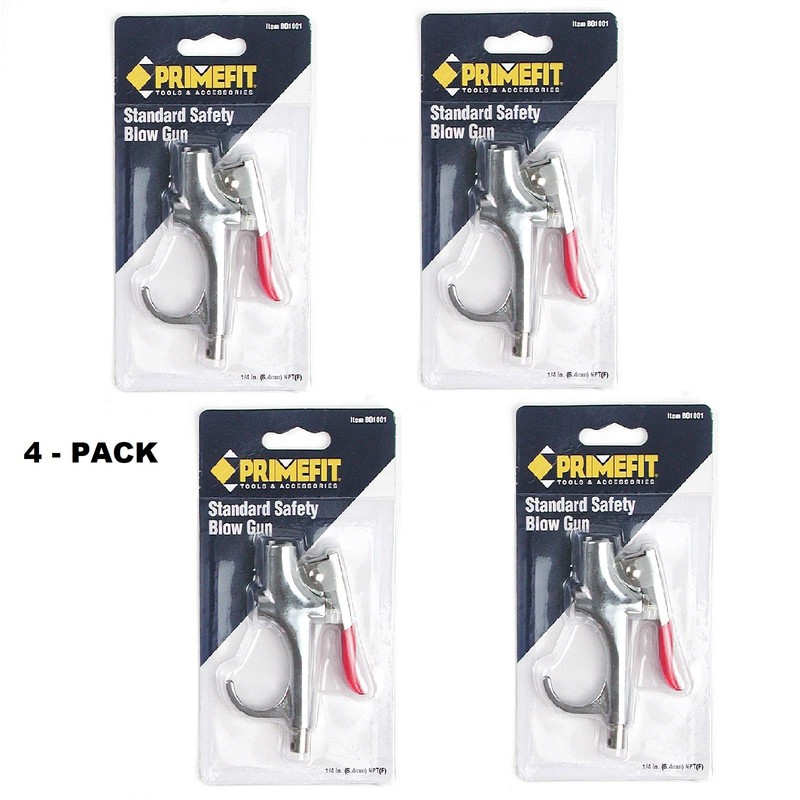 Primefit 4 PACK - OSHA Lever Style Blow Gun Pack