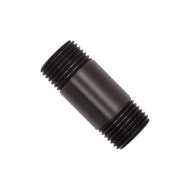 Naiture Brass Heavy Duty 1/2 NPT Connection Threaded Pipe Fitting Nipple, 2" Long, Oil Rubbed Bronze Finish