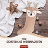 Papierdrachen Christmas Stocking, for Filling and Hanging on Fireplace or