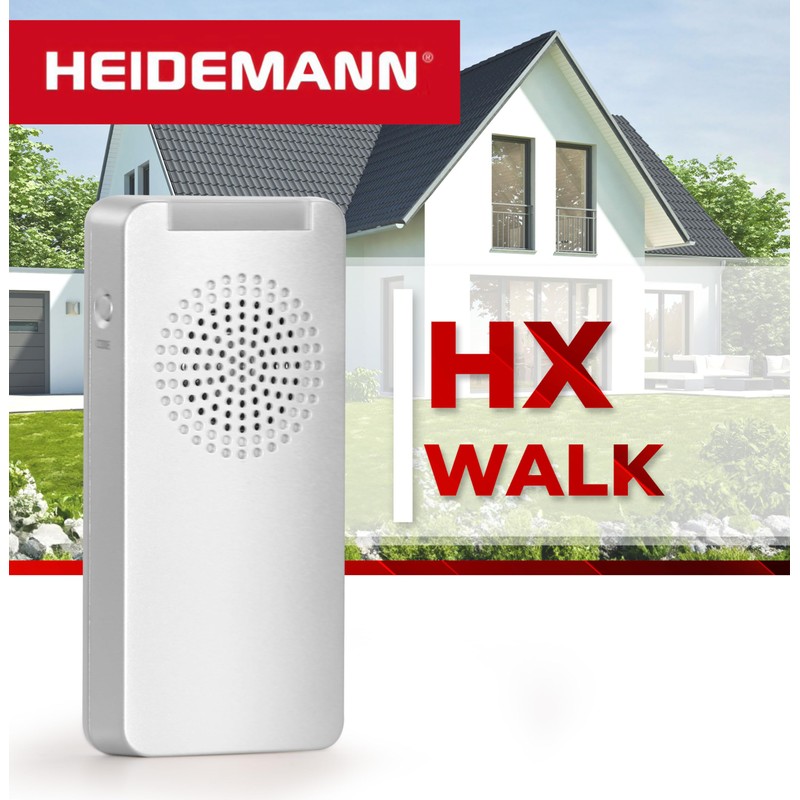 HEIDEMANN Funkgong Komplett-Set with Blitzlicht 70805 HX Walk