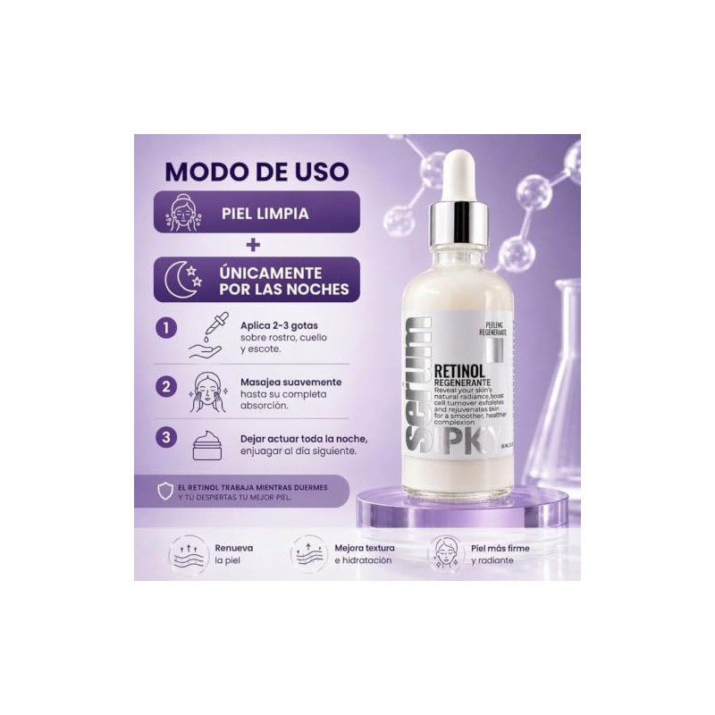 Serum de RETINOL Regenerante 50 ml.