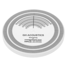 Kisangel Vinyl Record Player Calibration Tool Precision Speed for Turntable Phonograph Easy to Use Calibration Disc for Accurate Needle Adjustment for Home Professional Use