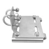 ISURE MARINE Stainless Steel Horizontal Stanchion Rail Mount Anchor Bracket,