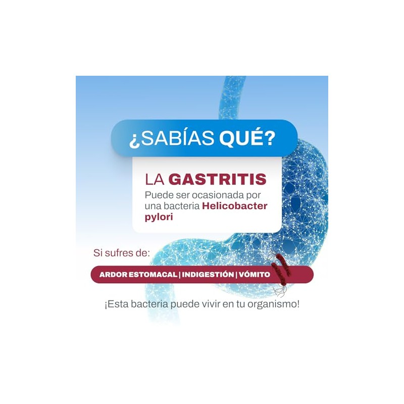 Helistop Cápsulas Probiótico Lactobacillus reuteri (Pylopass) Prebiótico