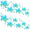 46 Pieces Sea Turtle Wall Decals Glowing Wall Decals Starfish
