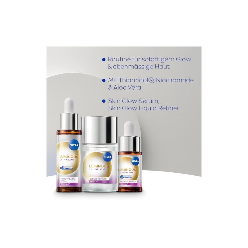 NIVEA Luminous630 Skin Glow Set, Face Care Set with Moisturising