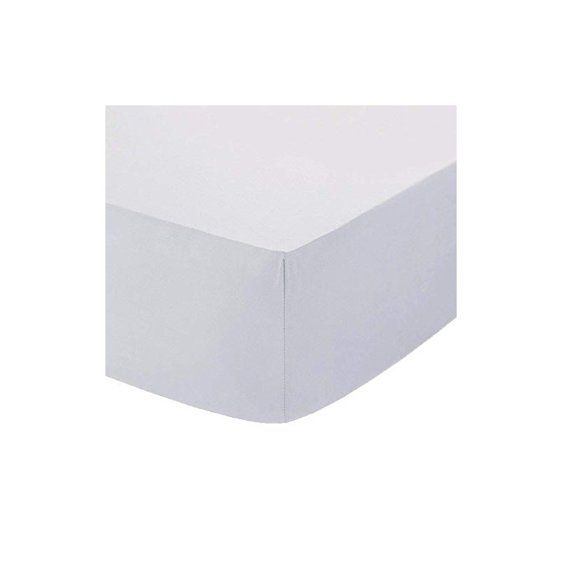 R&Z 100% Egyptian Cotton 200 Thread Count Fitted Sheets (White,