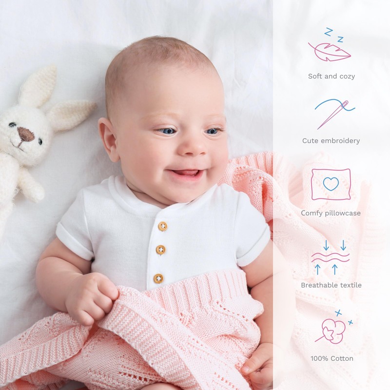 Baby Comfort 2 Pcs Kids Cotton Duvet Cover Pillowcase Bedding