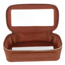 COLLBATH Clear PVC Makeup Bag Portable Travel Toiletry Organizer with Zipper Multi Compartment Design for Lightweight and Durable for Men and Women