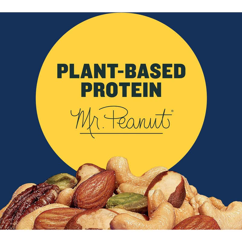 PLANTERS Deluxe Mixed Nuts with Sea Salt, 27 oz Resealable