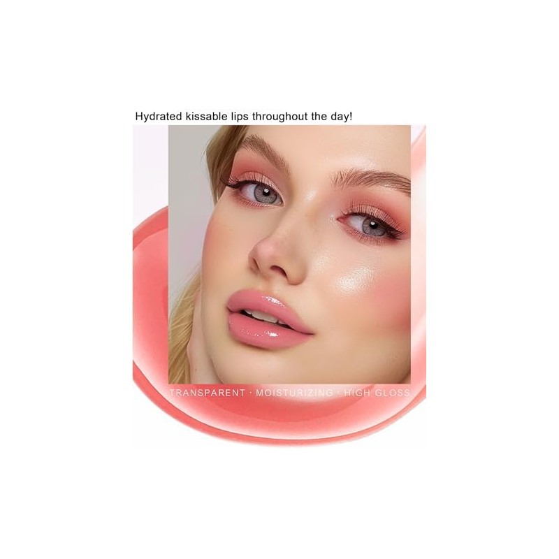 Bálsamo Labial Con Color, 4 Unidades, Hidratante Natural, Con Manteca