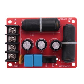Lyaciomn Pure Bass Subwoofer Second-Order Crossover Speaker Frequency Divider DIY Home Theater