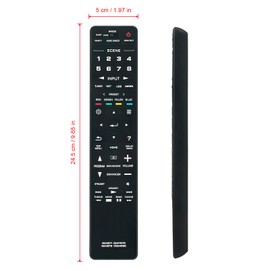 Beyution RAV578 VDQ4060,RAV571 ZZ47570 Replacement Remote Control fit for Yamaha AV Receiver RX-V2085 RX-A2080 RX-A3080 RX-A8A RX-A6A RX-V3085 CX-A5200 RX-V2079 RX-V2081 RX-V2083 RX-V3077 RX-V3079