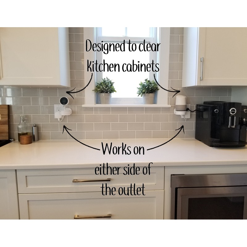 Mount Genie Smart Home Outlet Shelf: Hidden Cord Storage and